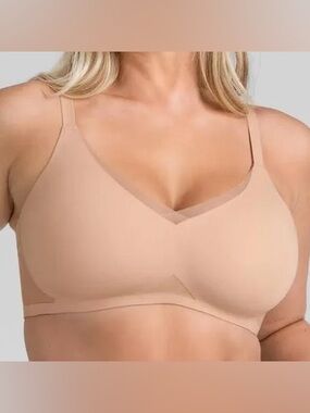 Honeylove Smooth Nude Wireless V-Neck Bra